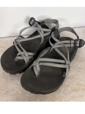 Chaco Gray Strappy Outdoor Sandals